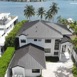 Metal Roof On the water
