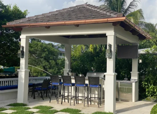 copper gazebo